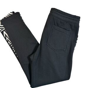 NWT Create 2mrw Men’s Black White Geometric Joggers Pants Drawstring- Size L